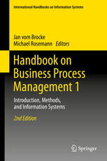 Handbook On Business Process Management 1 Introduction Methods And Information Systems 2nd Edition Jan Vom Brocke