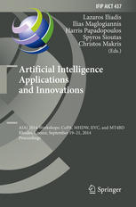 Artificial Intelligence Applications And Innovations Aiai 2014 Workshops Copa Mhdw Iivc And Mt4bd Rhodes Greece September 1921 2014 Proceedings 1st Edition Lazaros Iliadis