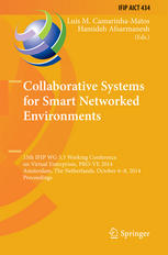Collaborative Systems For Smart Networked Environments 15th Ifip Wg 55 Working Conference On Virtual Enterprises Prove 2014 Amsterdam The Netherlands October 68 2014 Proceedings 1st Edition Luis M Camarinhamatos