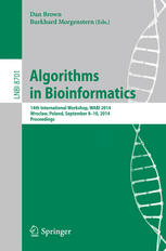 Algorithms In Bioinformatics 14th International Workshop Wabi 2014 Wroclaw Poland September 810 2014 Proceedings 1st Edition Dan Brown