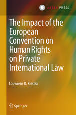 The Impact Of The European Convention On Human Rights On Private International Law 1st Edition Louwrens R Kiestra Auth