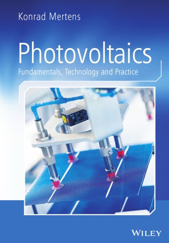 Photovoltaics Fundamentals Technology And Practice 1st Konrad Mertens