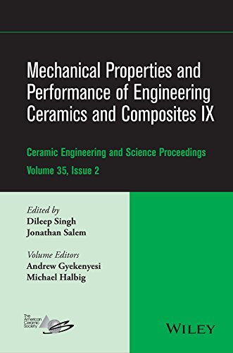 Mechanical Properties And Performance Of Engineering Ceramics And Composites Ix Ceramic Engineering And Science Proceedings Volume 35 Issue 2 1st Edition Dileep Singh