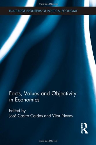 Facts Values And Objectivity In Economics 1st Edition Jos Castro Caldas