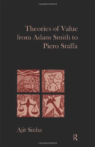 Theories Of Value From Adam Smith To Piero Sraffa Ajit Sinha