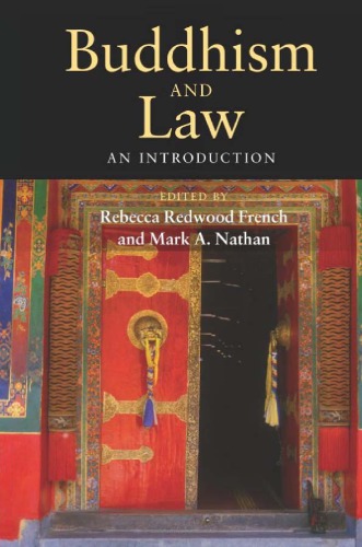 Buddhism And Law An Introduction Rebecca Redwood French Mark A Nathan Eds