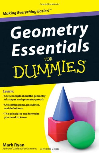 Geometry Essentials For Dummies 1st Edition Mark Ryan