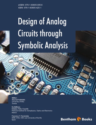 Design Of Analog Circuits Through Symbolic Analysis 1st Mourad Fakhfakh