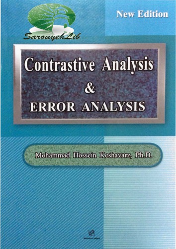 Contrastive Analysis Error Analysis Mohammad Hossein Keshavarz