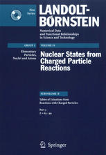 Tables Of Excitations From Reactions With Charged Particles Part 3 Z 63 99 1st Edition S I Sukhoruchkin