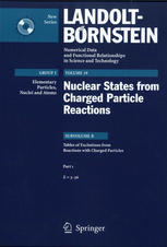 Tables Of Excitations From Reactions With Charged Particles Part 1 Z 3 36 1st Edition S I Sukhoruchkin