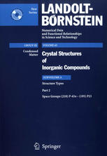 Structure Types Part 2 Space Groups 218 P43n 195 P23 1st Edition P Villars