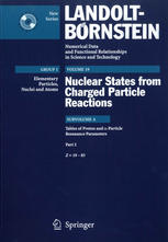 Tables Of Proton And Particle Resonance Parameters Part 2 Z 19 83 1st Edition S I Sukhoruchkin