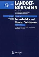 Inorganic Substances Other Than Oxides Part 1 Sbsi Family Taap 1st Edition T Mitsui