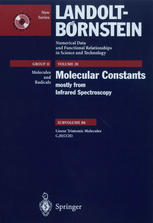 Linear Triatomic Molecules Cch 1st Edition G Guelachvili K Narahari Rao Auth