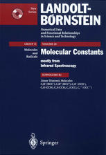 Linear Triatomic Molecules Hcc Hcc Cco Cco Ccs Ccc Ccc 1st Edition G Guelachvili