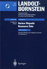 Chemical Shifts And Coupling Constants For Selenium77 1st Edition H Duddeck