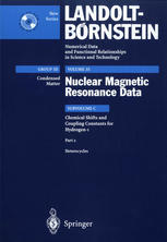 Chemical Shifts And Coupling Constants For Hydrogen1 Part 2 Heterocycles 1st Edition M Jain Auth
