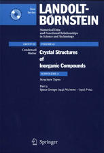 Structure Types Part 3 Space Groups 194 P63mmc 190 P62c 1st Edition P Villars