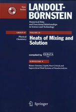 Binary Gaseous Liquid Nearcritical And Supercritical Fluid Systems Of Nonelectrolytes 1st Edition C J Wormald