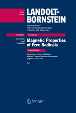 Phosphoruscentered Radicals Radicals Centered On Other Heteroatoms Organic Radical Ions Part 1 1st Edition H Fischer Auth
