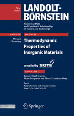 Ternary Steel Systems Phase Diagrams And Phase Transition Data Part 1 Binary Systems And Ternary Systems From Ccrfe To Crfew 1st Edition P Franke