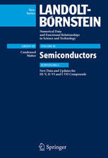 New Data And Updates For Iiiv Iivi And Ivii Compounds 1st Edition B Hnerlage Auth