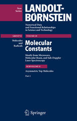 Asymmetric Top Molecules Part 1 1st Edition W Hüttner J Demaison Auth