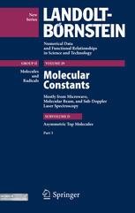 Asymmetric Top Molecules Part 3 1st Edition W Hüttner J Demaison Auth