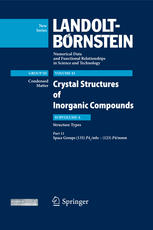Structure Types Part 11 Space Groups 135 P42mbc 123 P4mmm 1st Edition P Villars