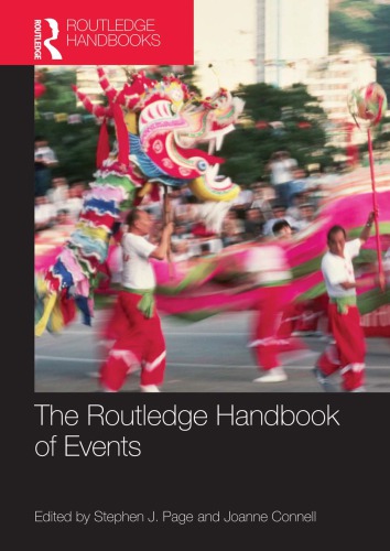 The Routledge Handbook Of Events 1st Stephen Page Ed Joanne Connell Ed