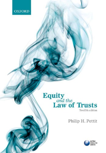 Equity And The Law Of Trusts 12th Philip H Pettit