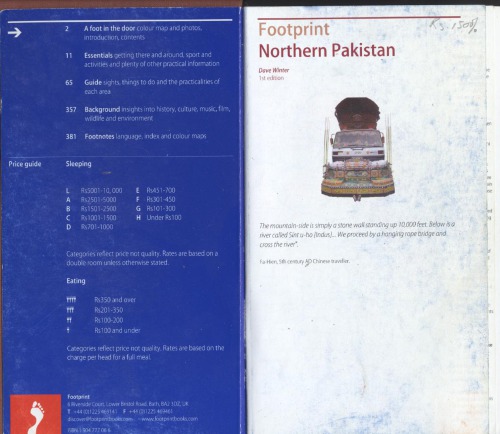 Footprint Northern Pakistan Dave Winter