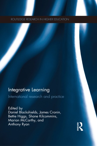 Integrative Learning International Research And Practice 1st Edition Daniel Blackshields