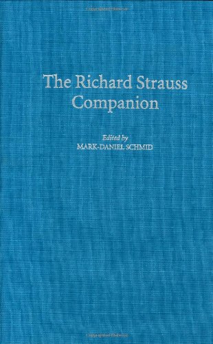 The Richard Strauss Companion Markdan Schmid