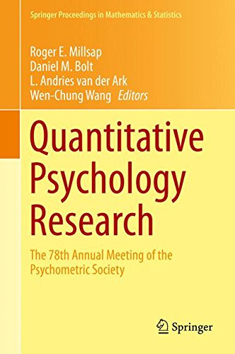 Quantitative Psychology Research The 78th Annual Meeting Of The Psychometric Society 2015th Edition Roger E Millsap