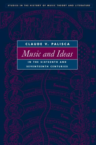 Music And Ideas In The Sixteenth And Seventeenth Centuries 1st Edition Claude V Palisca