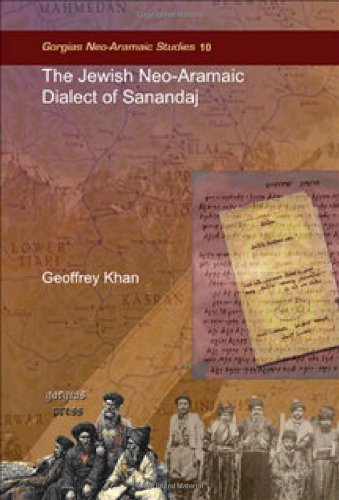 The Jewish Neoaramaic Dialect Of Sanandaj 1st Edition Geoffrey Khan