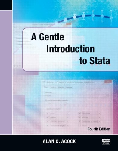 A Gentle Introduction To Stata Fourth Edition 4th Edition Alan C Acock