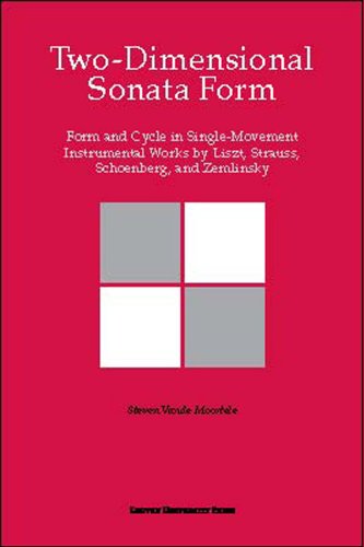 Twodimensional Sonata Form Form And Cycle In Singlemovement Instrumental Works By Liszt Strauss Schoenberg And Zemlinsky 1st Edition Steven Vande Moortele