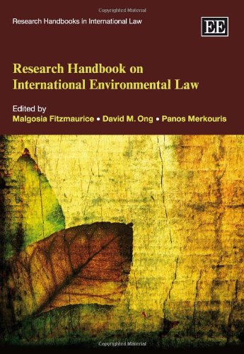 Research Handbook On International Environmental Law Malgosia Fitzmaurice
