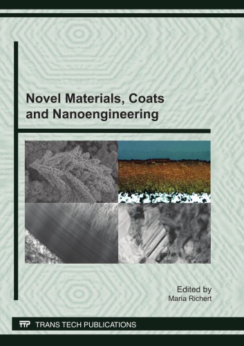Novel Materials Coats And Nanoengineering Maria Richert