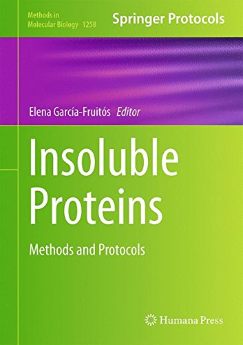 Insoluble Proteins Methods And Protocols 1st Edition Elena Garcia Fruitós