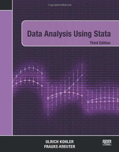 Data Analysis Using Stata Third Edition 3rd Edition Ulrich Kohler