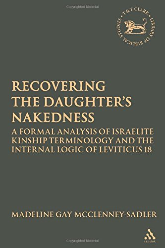 Recovering The Daughters Nakedness A Formal Analysis Of Israelite Kinship Terminology And The Internal Logic Of Leviticus 18 Madeline Gay Mcclenneysadler