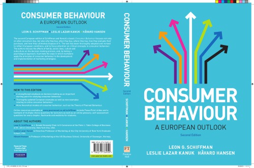 Consumer Behaviour A European Outlook 2nd Edition Leon G Schiffman