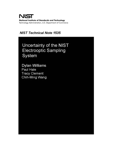 Uncertainty Of The Nist Electrooptic Sampling System Dylan Willams
