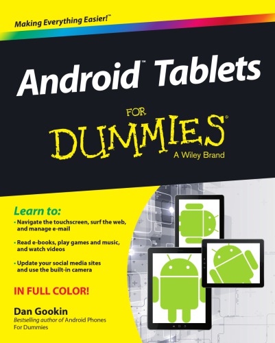 Android Tablets For Dummies 1st Dan Gookin