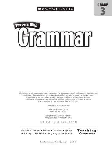 Success With Grammar Grade 3