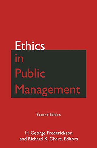 Ethics In Public Management 2nd Edition H George Frederickson